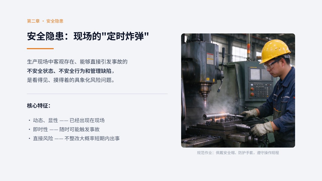 企业安全隐患与缺失的认识与区别